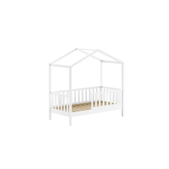 Lit cabane pour enfants DALLAS 70 x 140 cm Blanc Jaxx