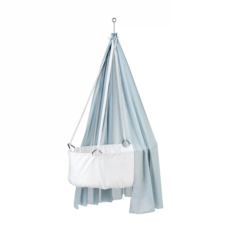 Voile de berceau suspendu bleu Leander