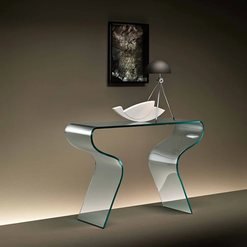 Glass Console Table CHARLOTTE by Prospero Rasulo for FIAM