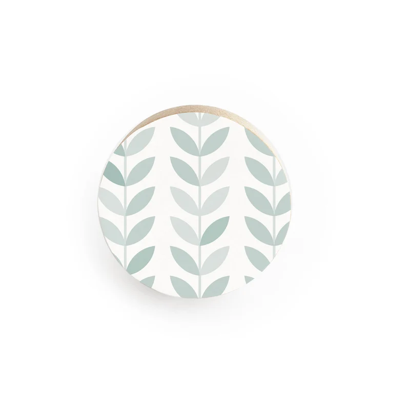 bouton en bois de feuilles vintage - Plusieurs couleurs disponibles