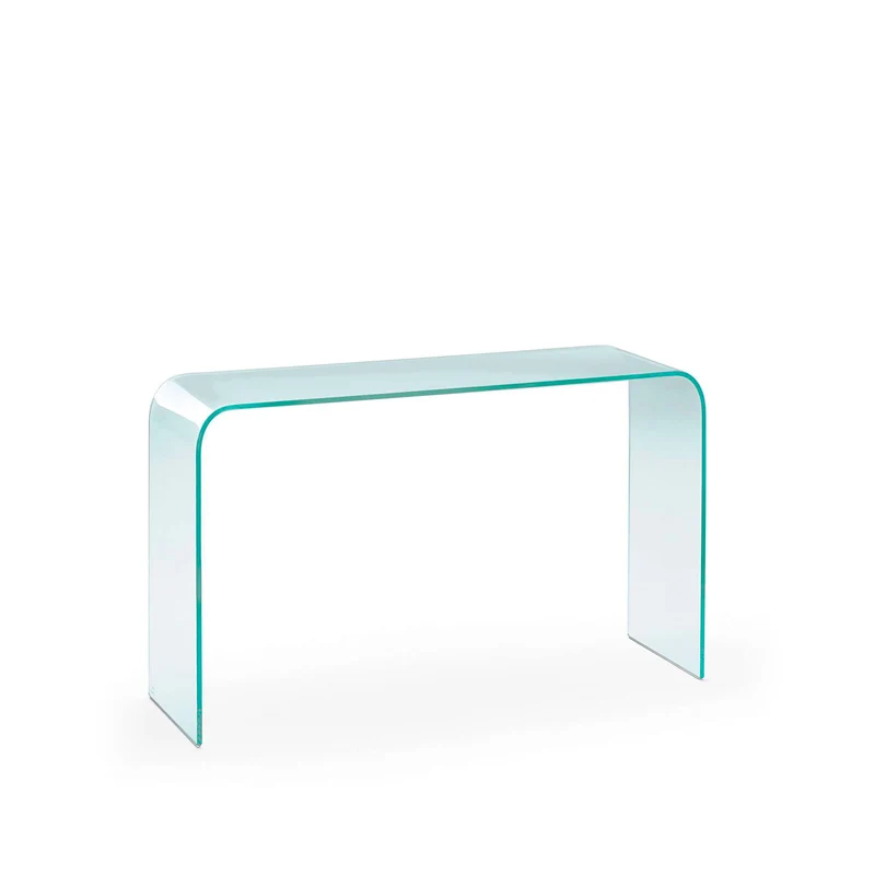 Glass Console Table ELEMENTARE by Enrico Tonucci for FIAM