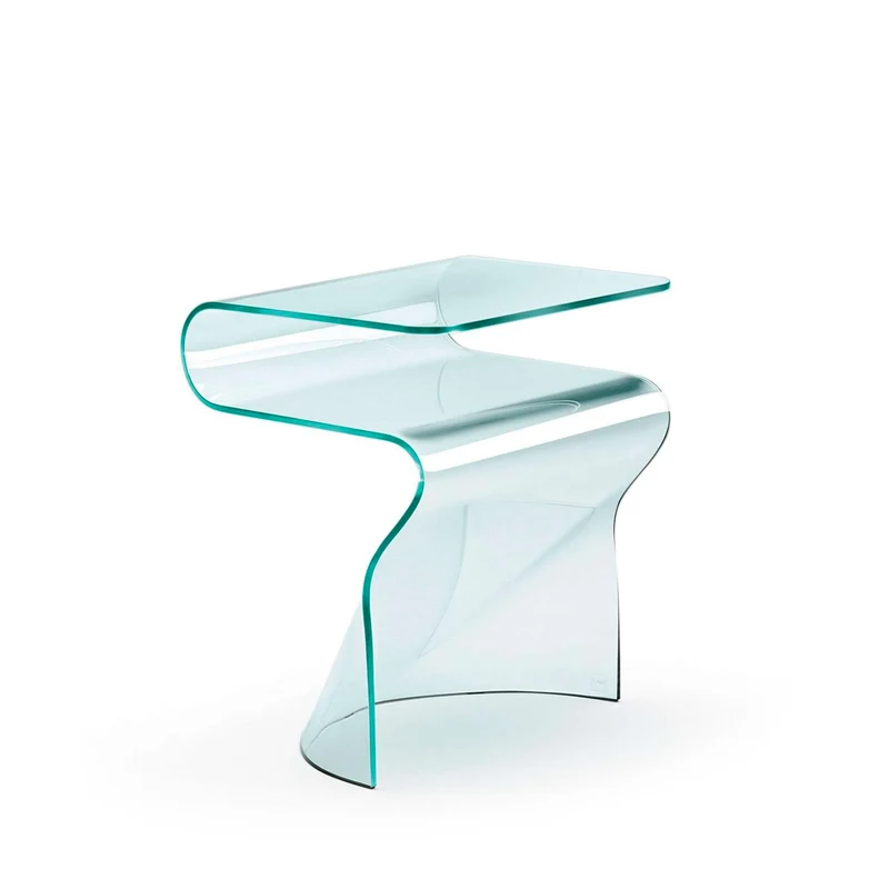 Glass End Table TOKI by Setsu e Shinobu Ito for FIAM