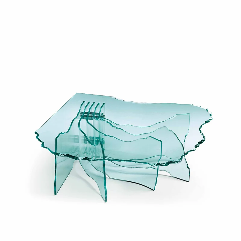 Glass Coffee Table SHELL by Danny Lane for FIAM