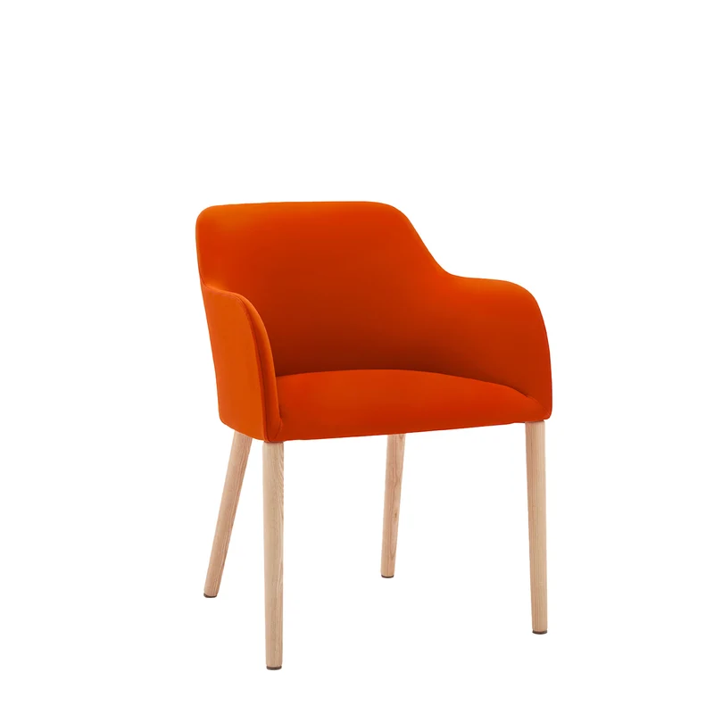 Wood Armrest Chair MAGGY by Viganò