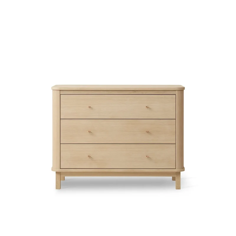 Commode à 3 tiroirs en chêne Oliver Furniture (barrière en option)