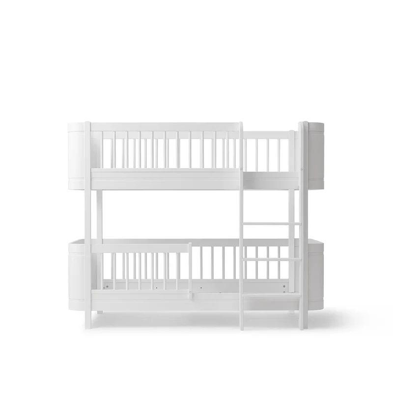 Lit superposé miniature en bois Oliver Furniture + lit superposé bas blanc