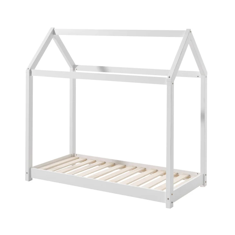Lit Cabane Vipack 70x140 cm - Blanc
