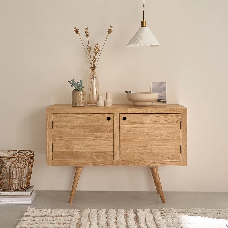 Commode en mindi massif 120 cm