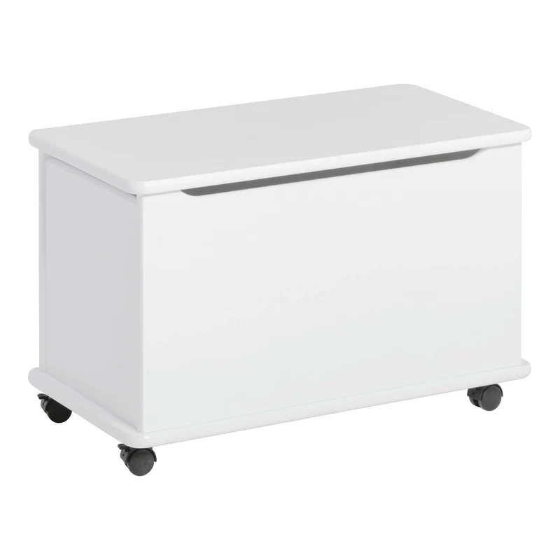 Hoppekids Coffre à jouets en bois blanc