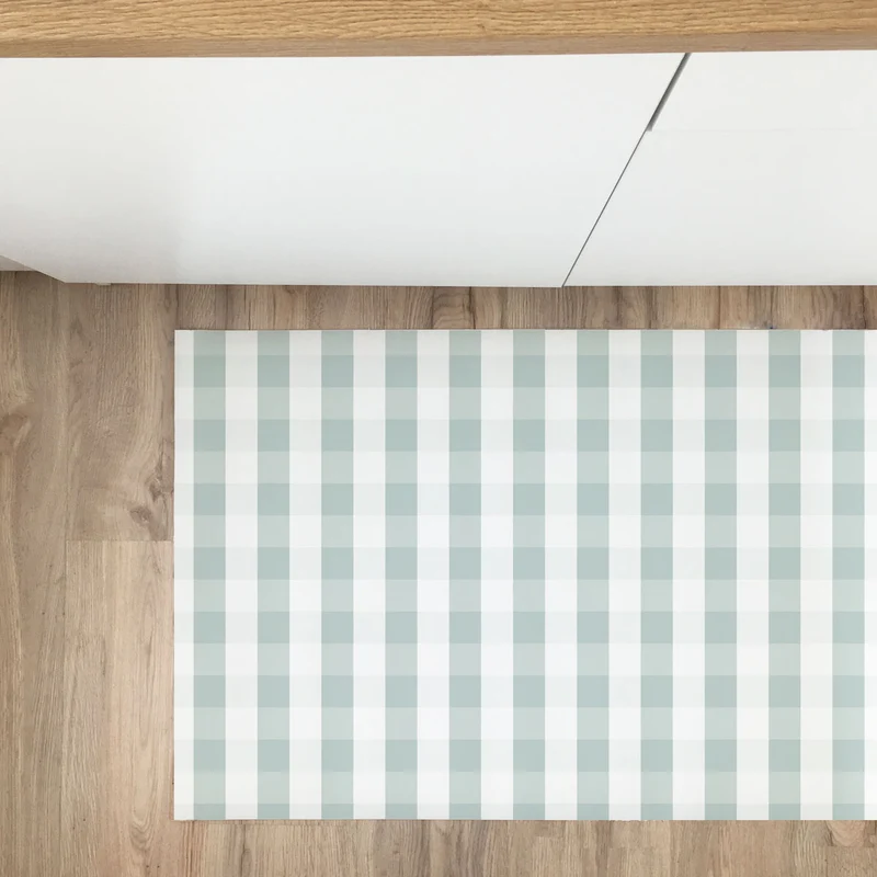 Tapis vinyle Vichy petit format - Plus de tailles et de couleurs disponibles