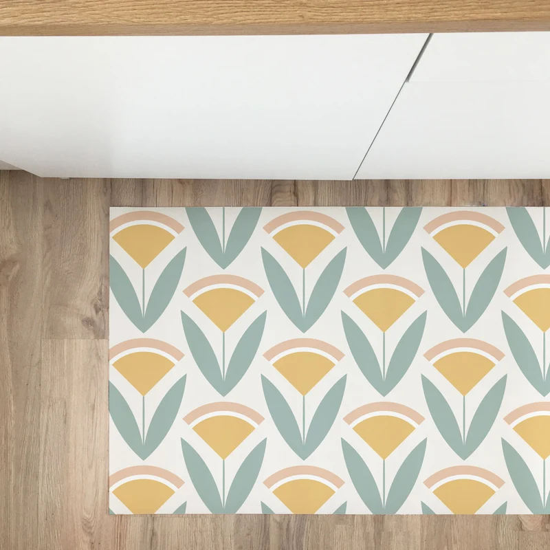 Tapis de couloir en vinyle Papyrus Whisper - Plus de tailles disponibles