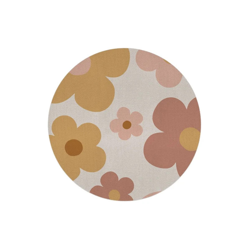Tapis de jeu rond Daisy - Plusieurs couleurs disponibles
