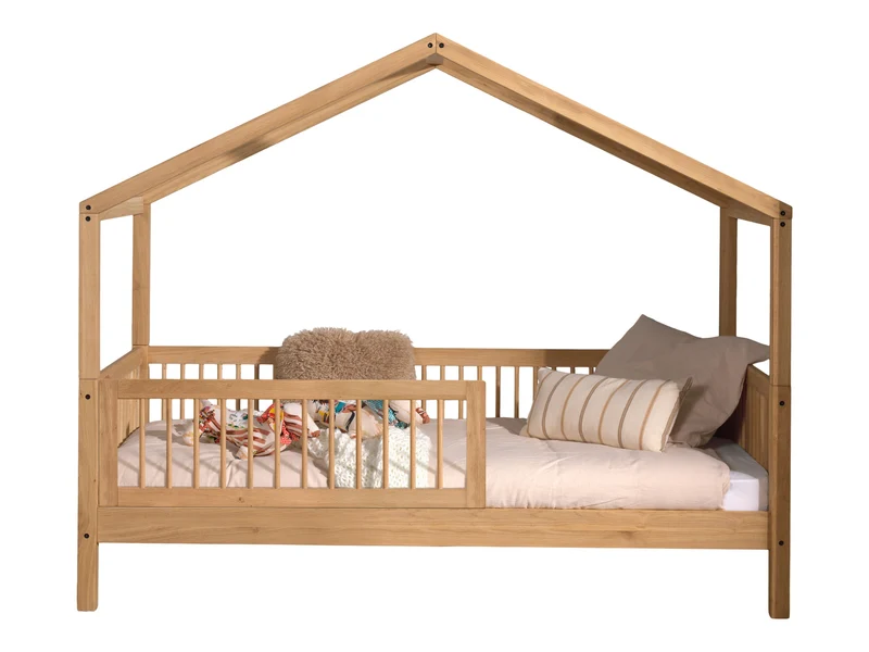 Lit Forrest House 90x200 cm Chêne Vipack