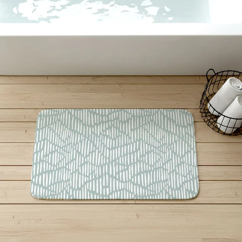 Tapis de bain antidérapant Wabi Sabi - Disponible en plusieurs couleurs et tailles