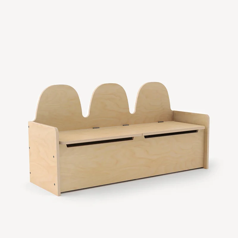Banc de rangement Oeuf NYC Camel