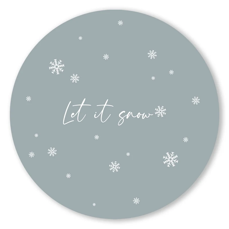 Let it Snow Breakfast Placemat - Plusieurs couleurs disponibles