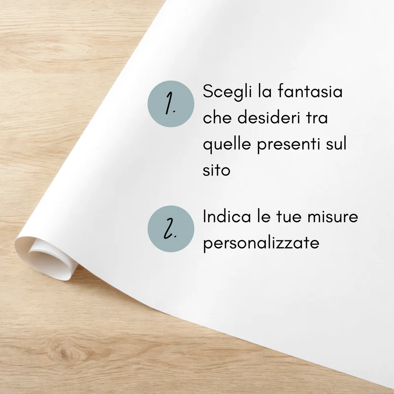 Papier adhésif de format personnalisé (vinyle ou tissu)