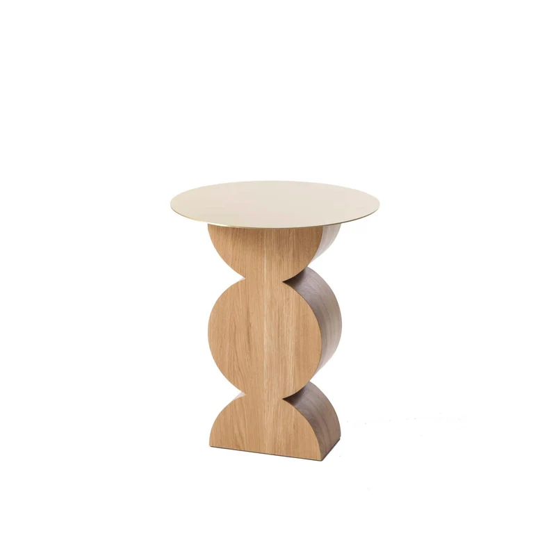 Brass and Wood Coffee Table CONSTANTIN, designed by Studio Simon for Cassina