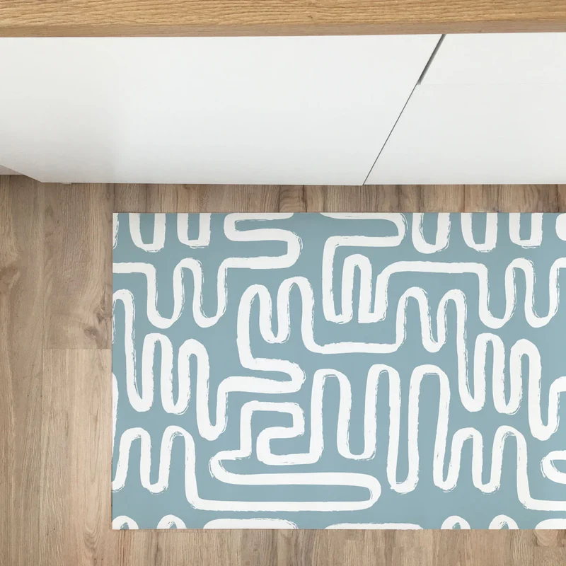 Tapis en vinyle Duckegg Zen Garden 48x298