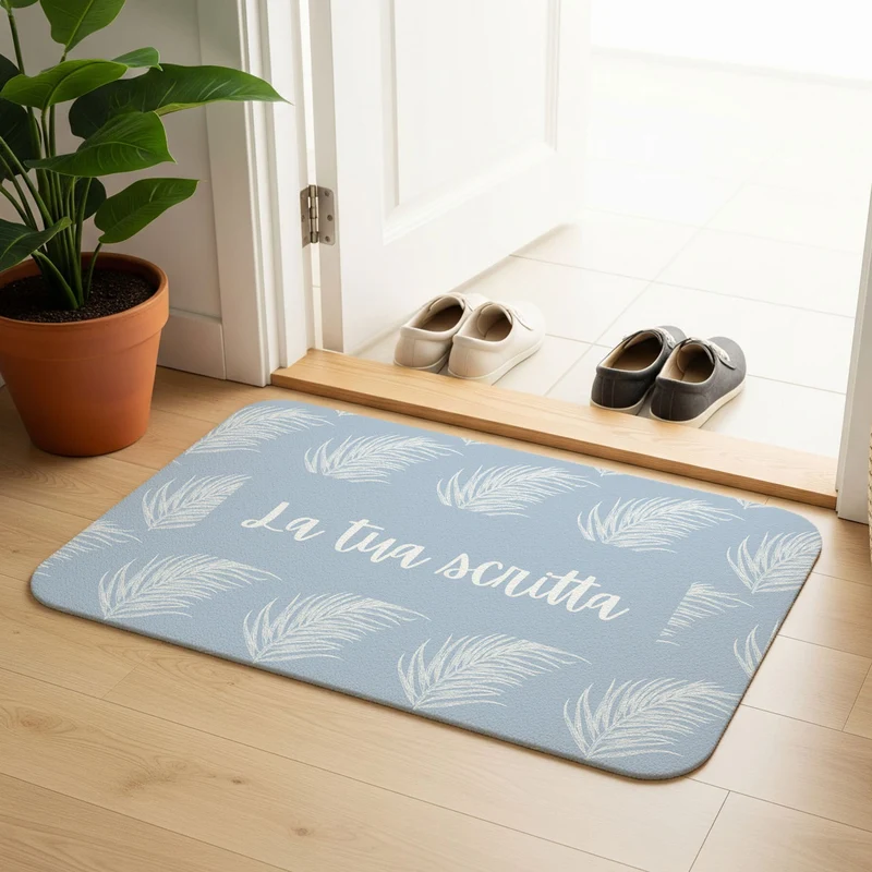 Paillasson Palms - Plusieurs couleurs et tailles disponibles - Texte personnalisable