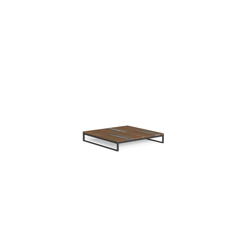 Outdoor Wood and Steel Coffee Table CASILDA by Ramón Esteve for Talenti