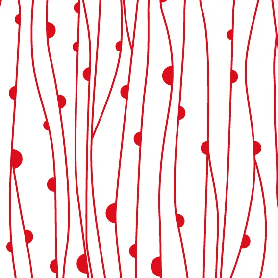 Tissu Adhésif Nature 93,5x300 cm Blanc Fond Rouge
