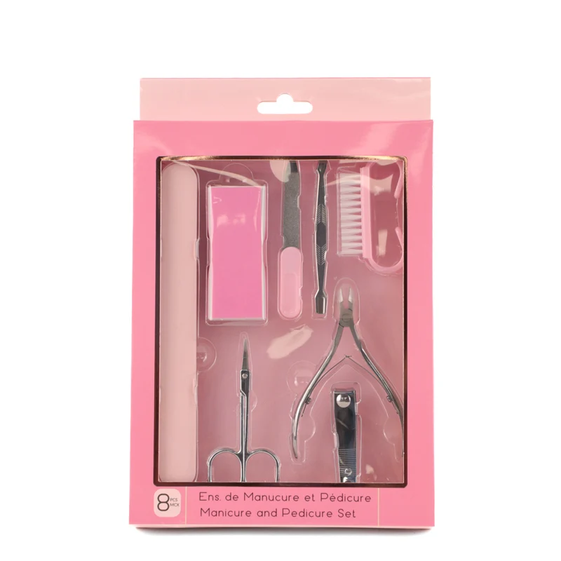 LT Jet Set Glam 8 PC Mani Set