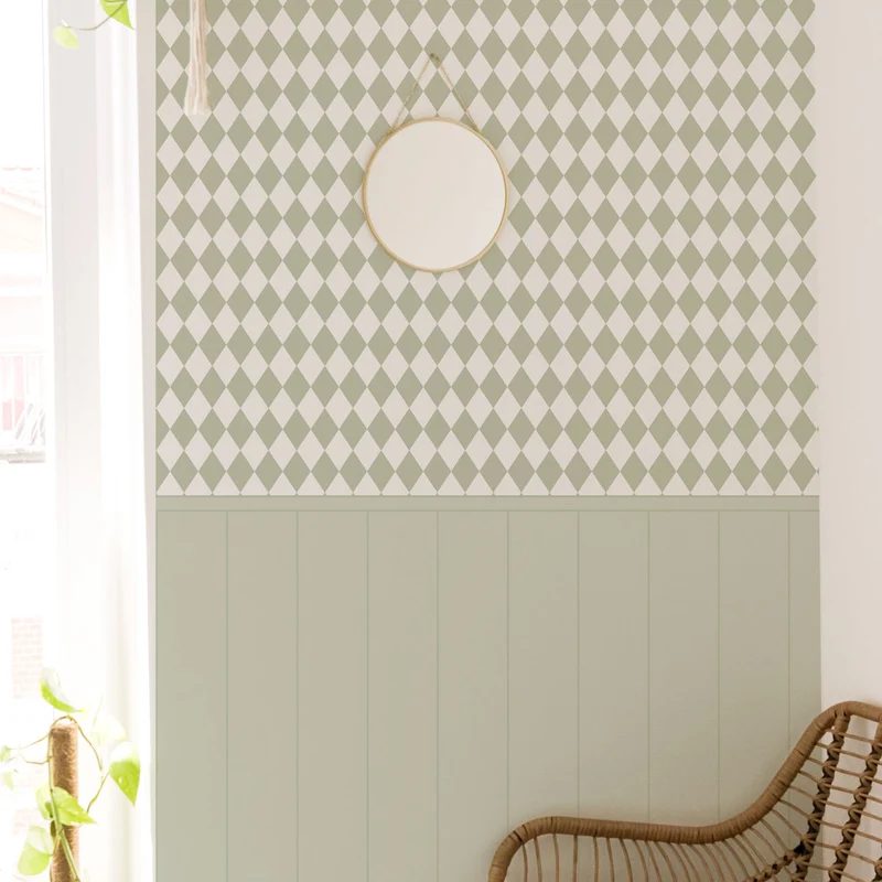 Papier peint Rhombus Boiserie - Plus de couleurs et de tailles disponibles