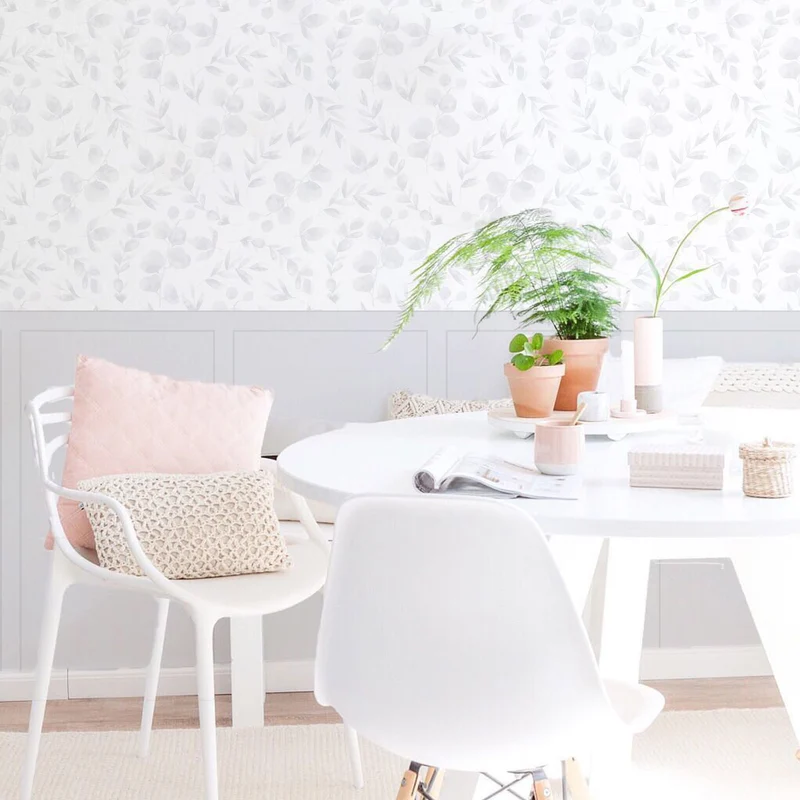Papier peint Aquarelle Boiserie - Plus de couleurs et de tailles disponibles