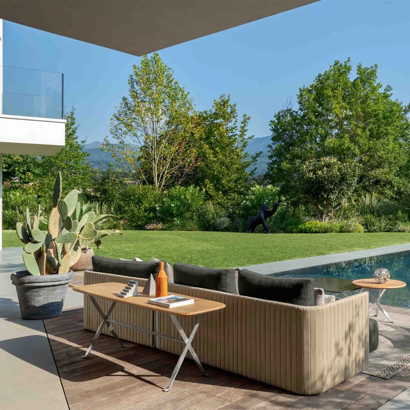 Outdoor Steel Console Table GEORGE by Ludovica + Roberto Palomba for Talenti