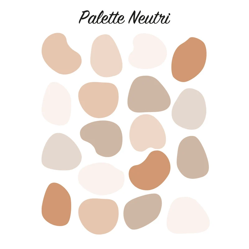 Stickers Muraux Galets - Plusieurs Variantes de Couleurs Disponibles