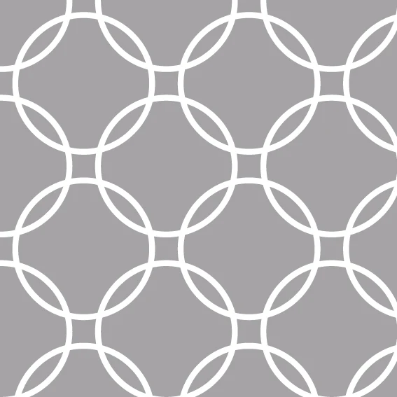 Cercles pleins en vinyle gris 100x300 cm
