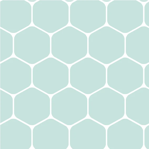 Vinyle Ruche Menthe 100x300 cm