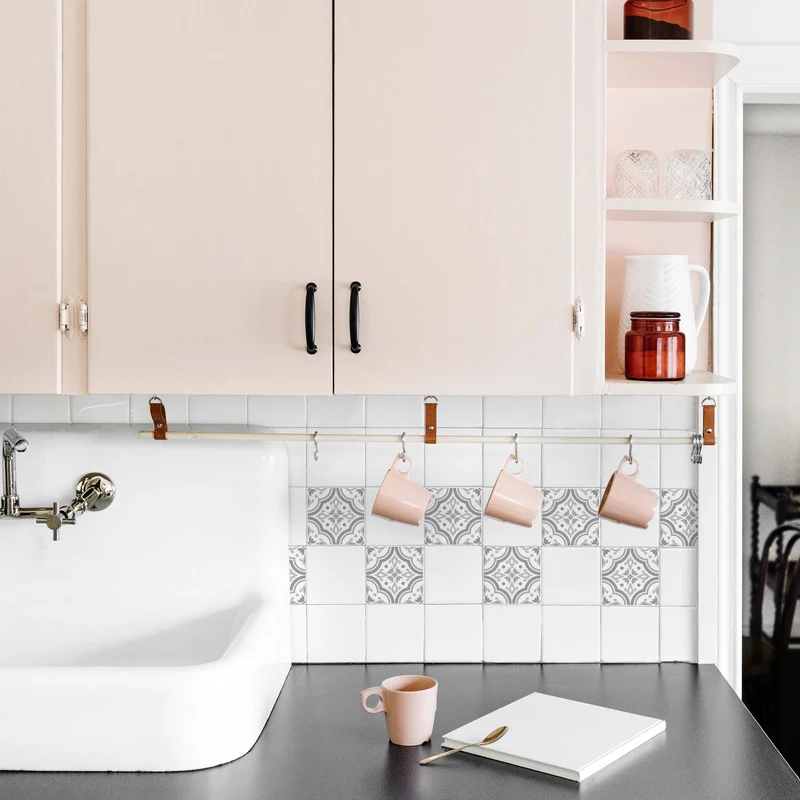 Autocollants pour carrelage de Lisbonne - Plus de couleurs et de tailles disponibles