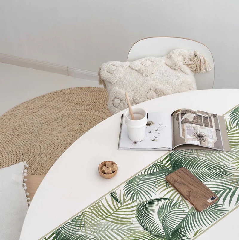 Tapis de course en vinyle aquarelle tropicale