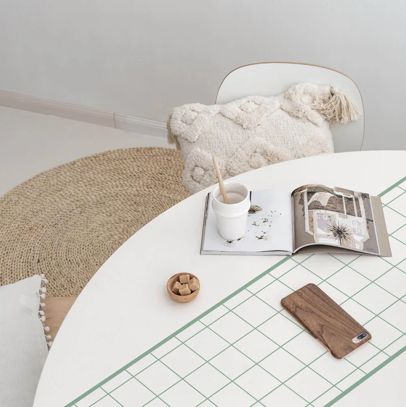 Tapis de passage en vinyle à carreaux - Plus de couleurs disponibles