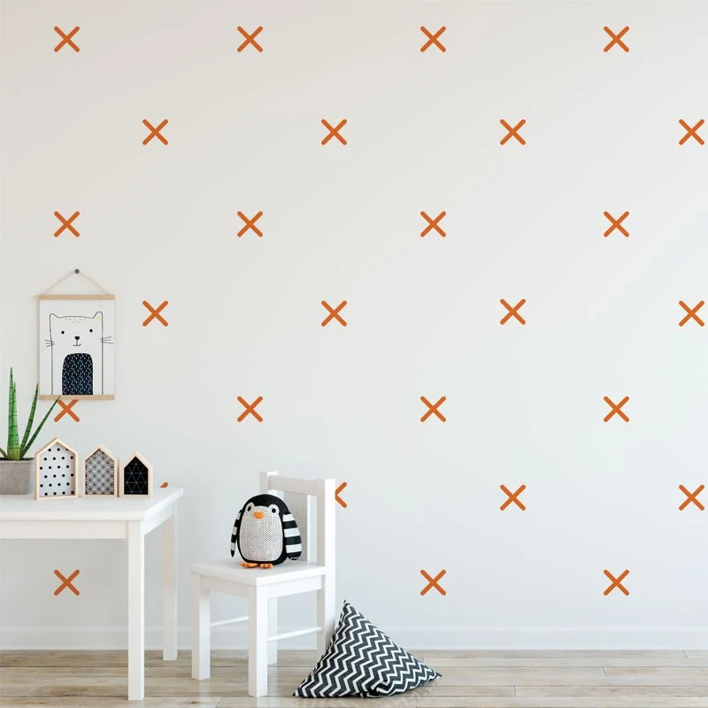 Autocollant Autocollants Croix-Plusieurs Couleurs Disponibles
