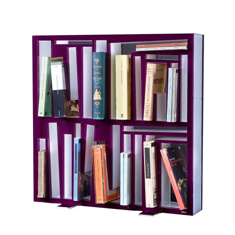 Plexiglass Bookshelf BOOKSHAPE Small by Lettera G - Limited Edition