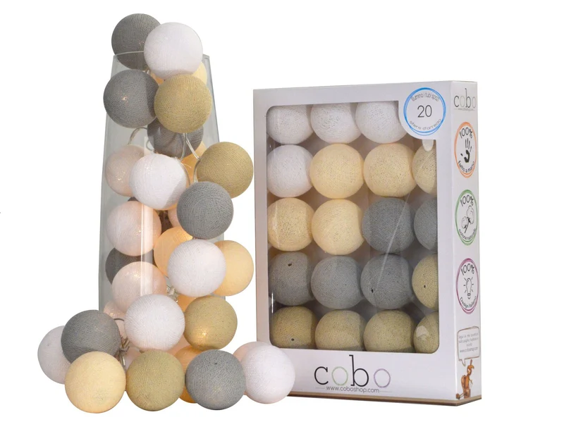 Sphères lumineuses avec ambre LED