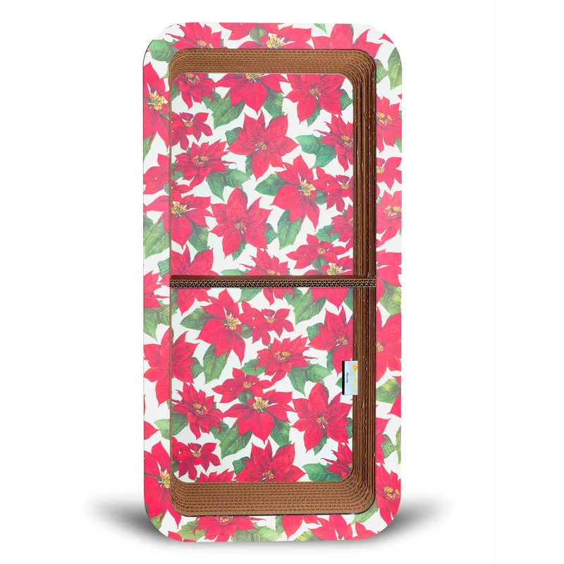 Modular Cardboard Bookcase MORETTO 90 Christmas Closed Back