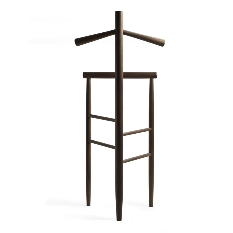 Valet Stand MORI - Walnut Wood - by Giulio Iacchetti and Alessandro Stabile