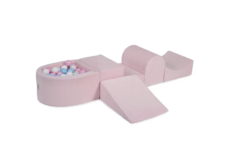 Ensemble de jeu rose avec boules de billard perle, bleu clair et rose MeowBaby