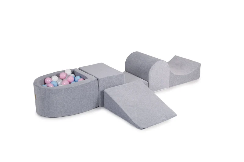 Set de jeu avec boules de billard perle, bleu clair et rose MeowBaby