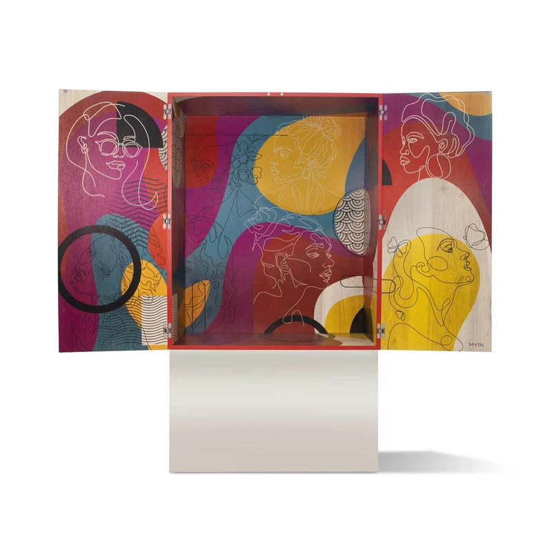 Wood Sideboard LUX SIPARIO by Luciana Gomez for MYIN