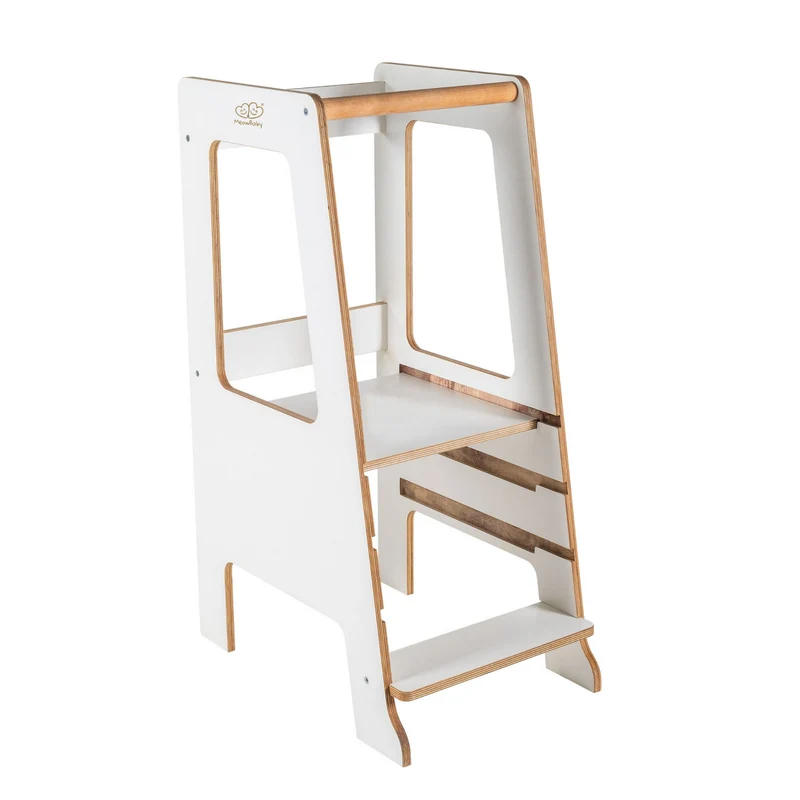 Aide de cuisine de la tour Montessori Scandi Bianca MeowBaby