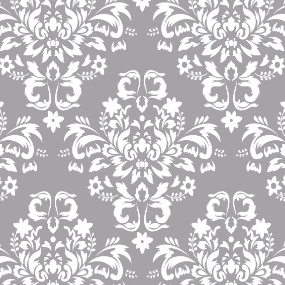 Vinyle damassé gris 50x200