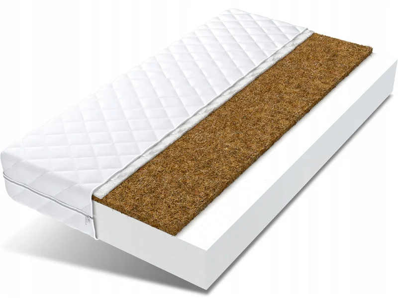 Matelas en mousse et fibre de coco Hauteur 15 cm - Plus de tailles disponibles