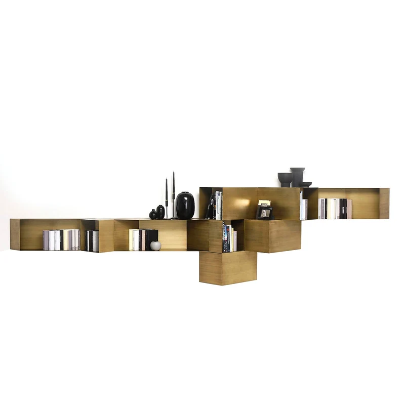 Wall-Mounted Metal Storage Unit CELLULA 7 by Studio PANG for Mogg