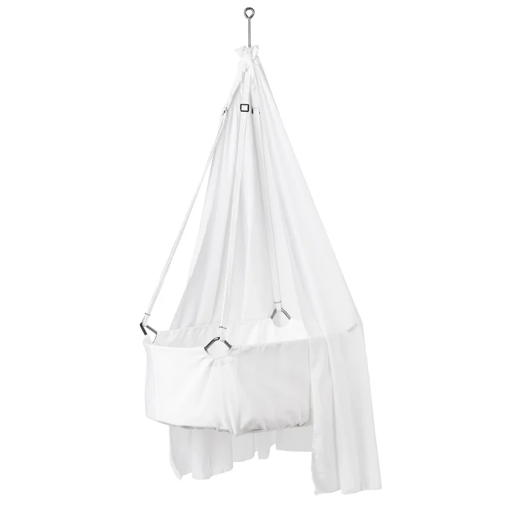 Voile pour berceau suspendu Leander blanc