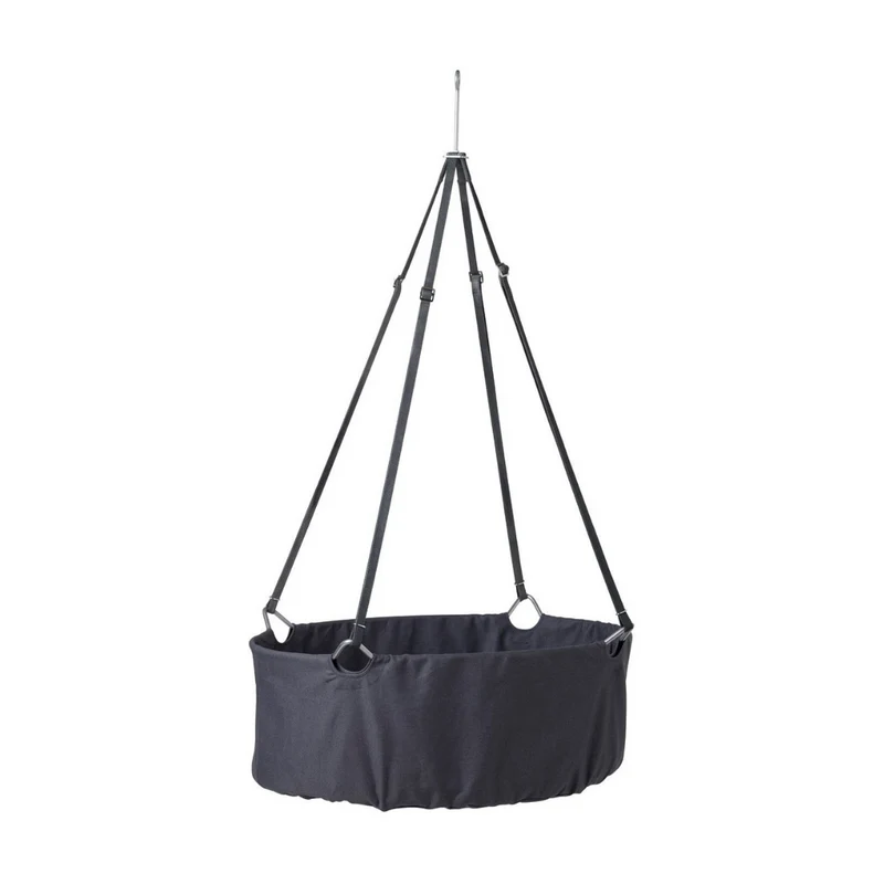 Berceau suspendu avec crochet gris Leander